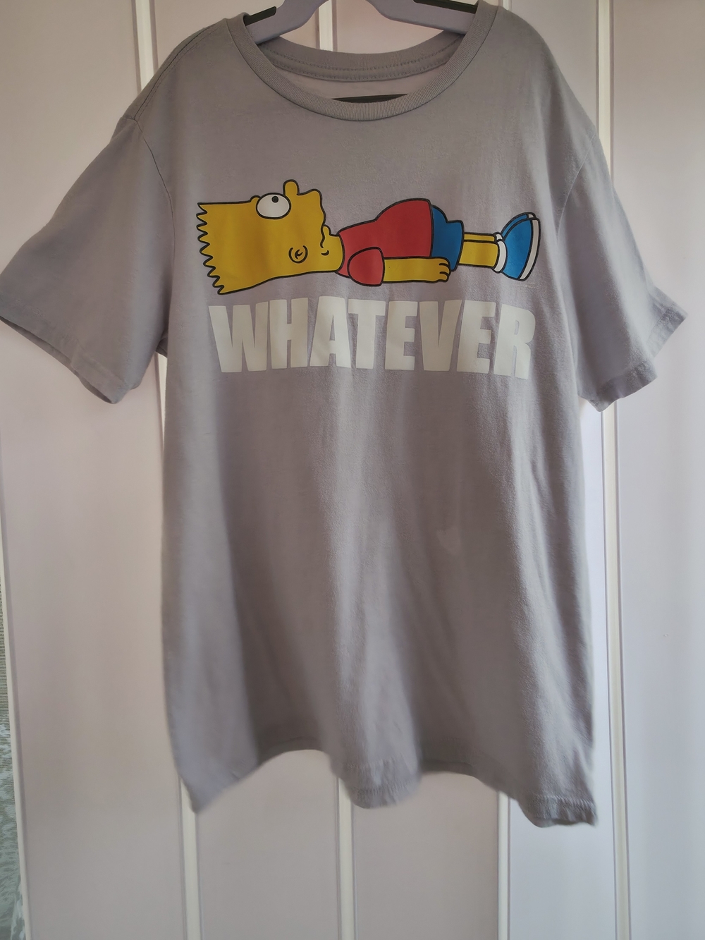 The Simpsons Bart Crewneck Shirt in White Official Licensed